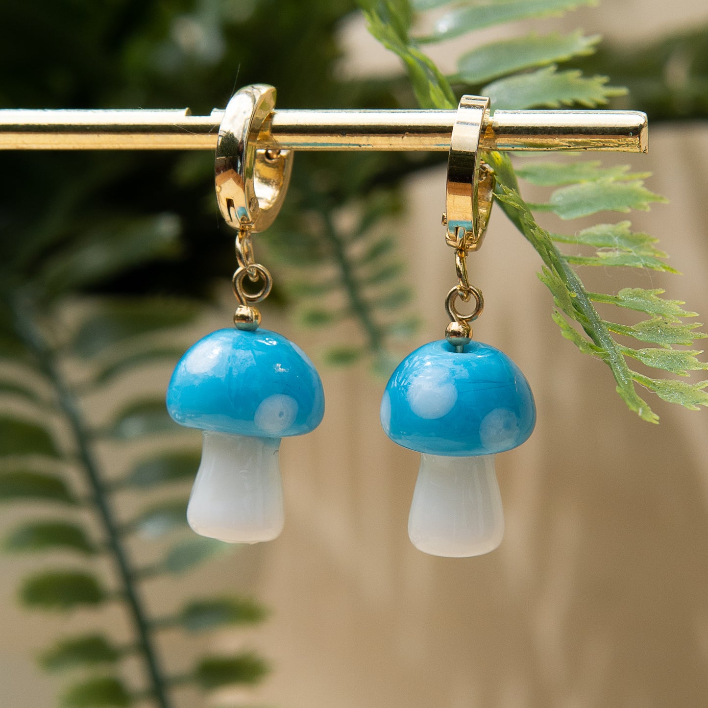 Douen Mushroom Huggie Earrings