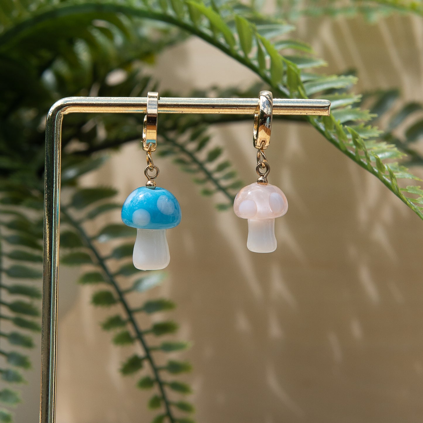 Douen Mushroom Huggie Earrings
