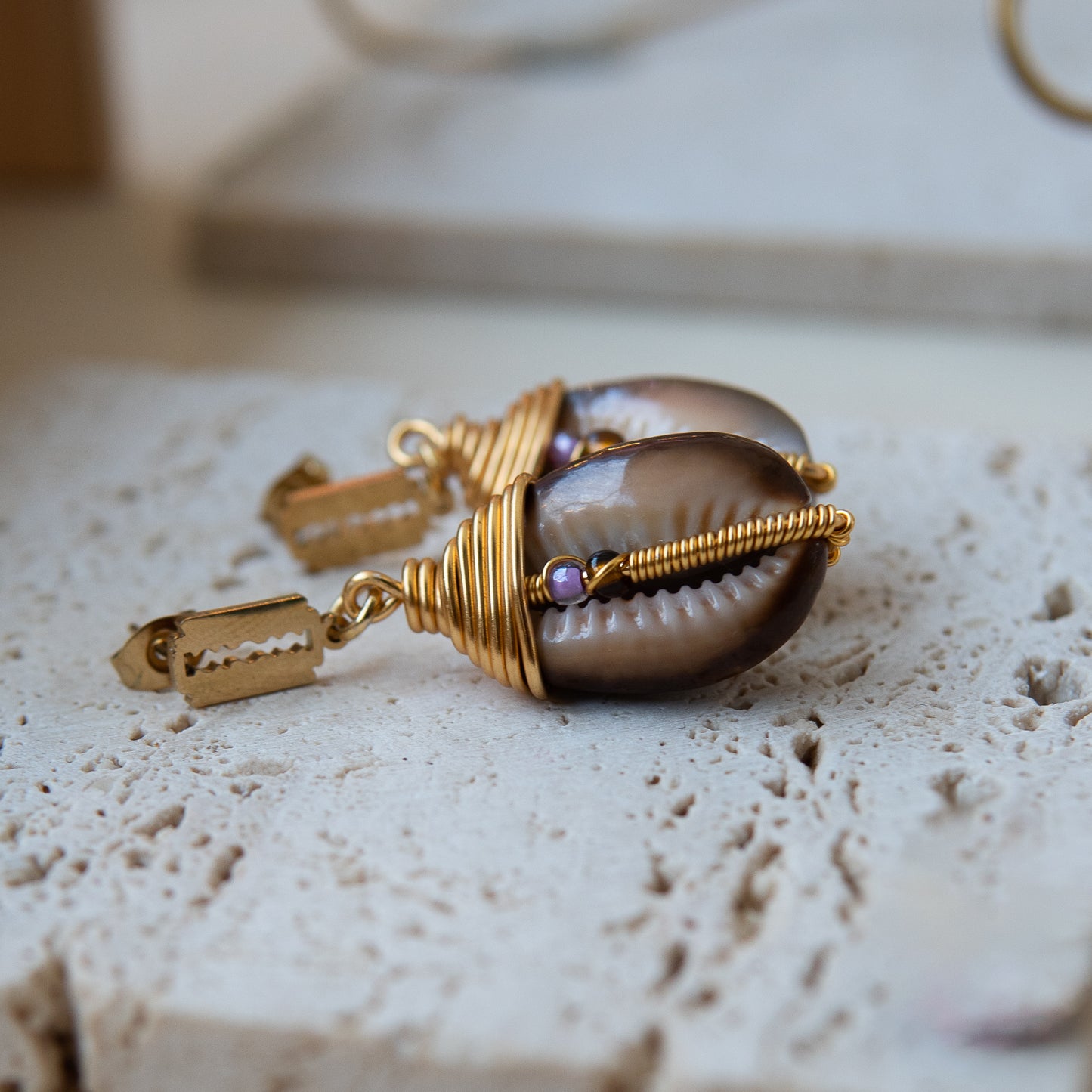 La Baleine Gold Earrings