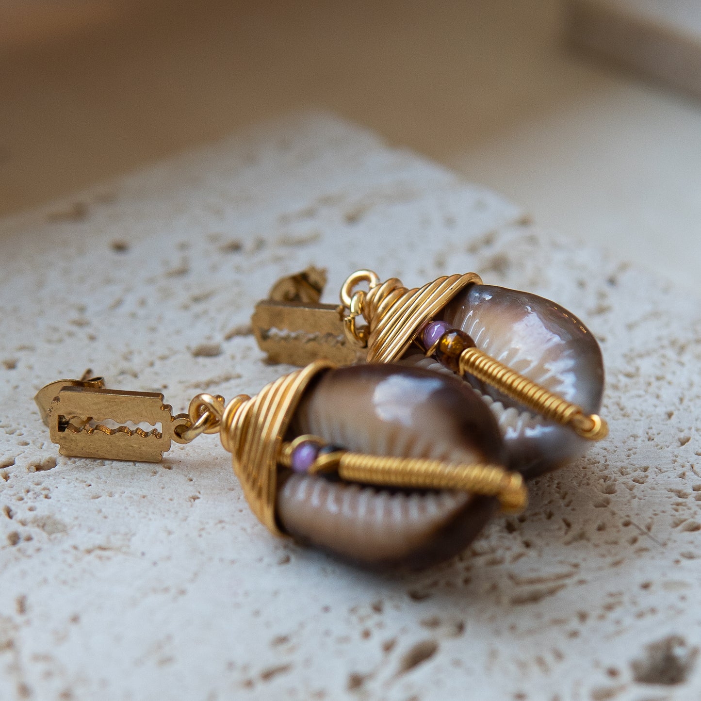 La Baleine Gold Earrings