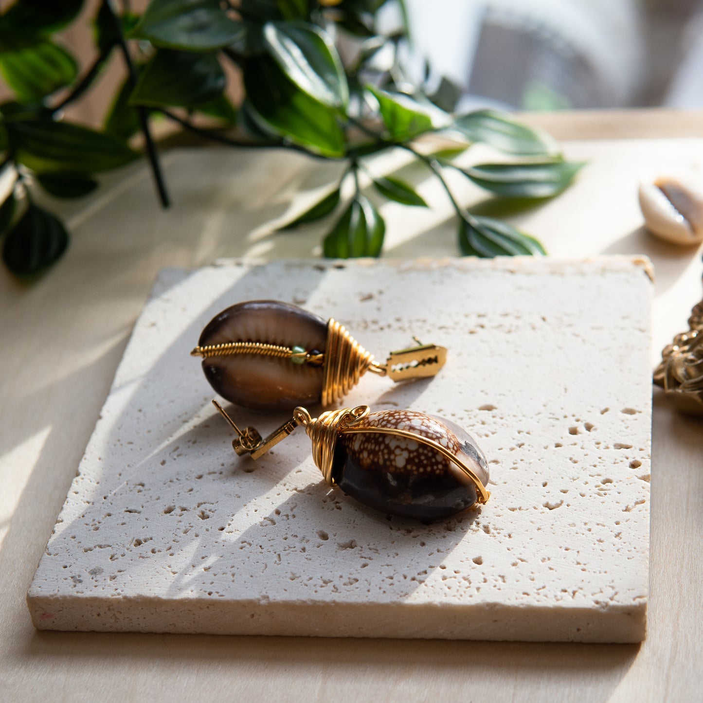 La Baleine Gold Earrings