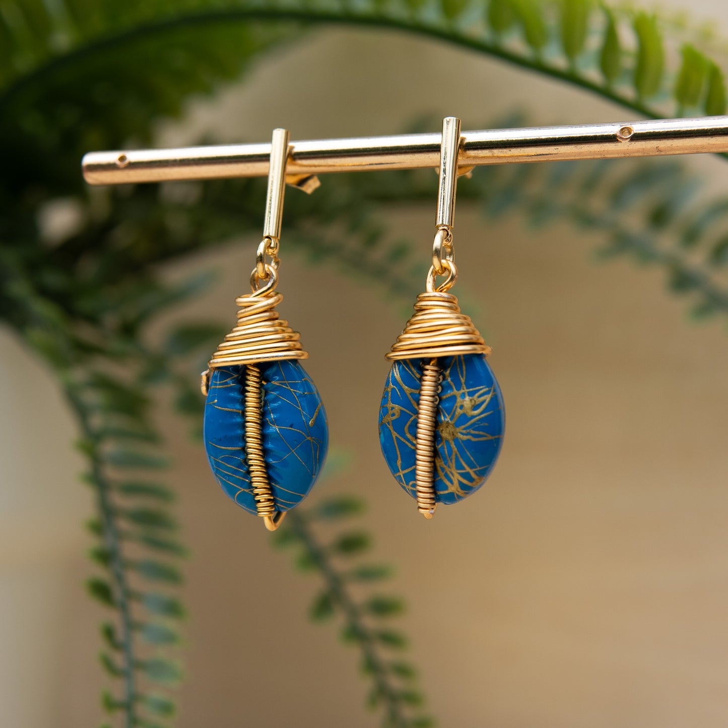 La Sirène Gold Earrings