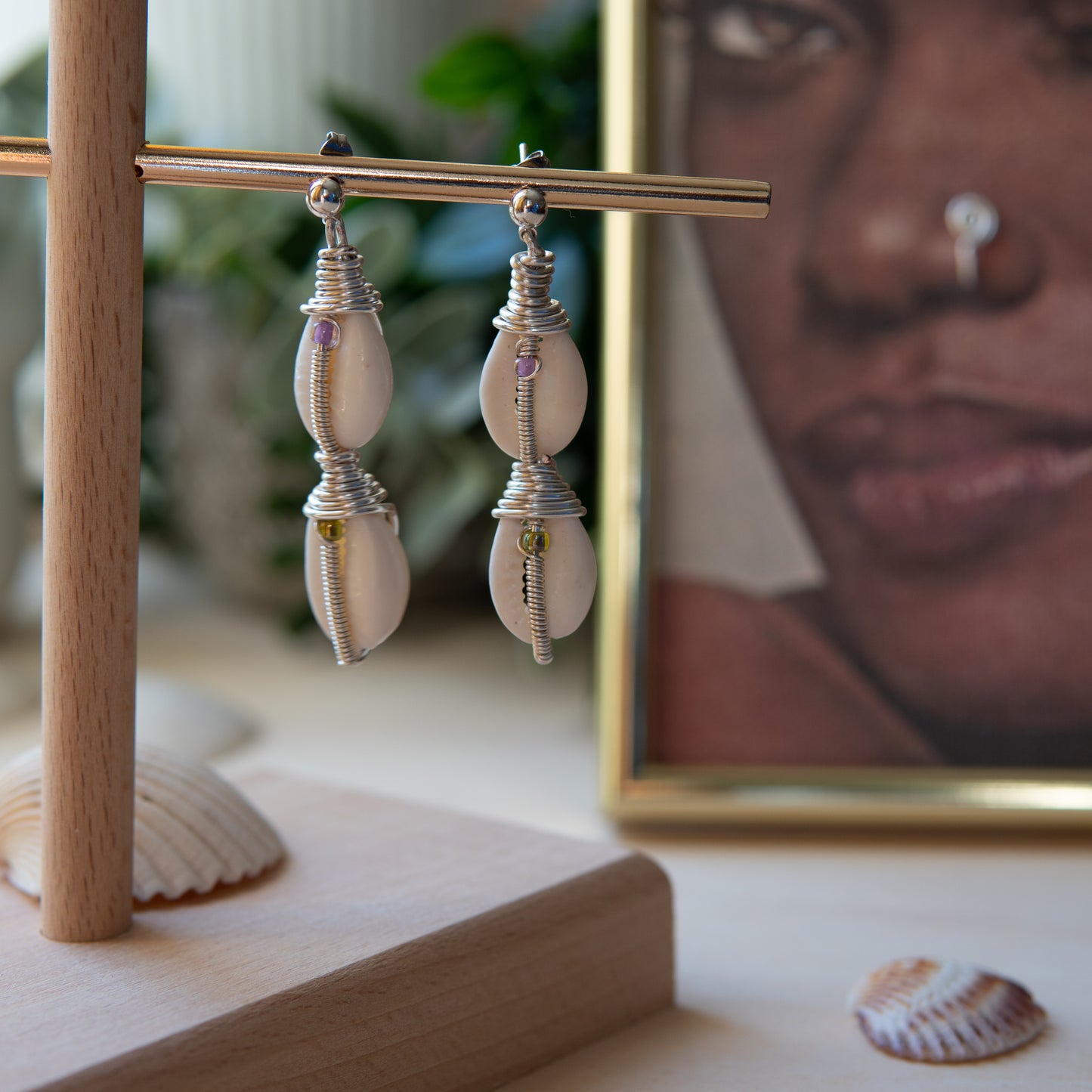 Mami Wata Silver Earrings