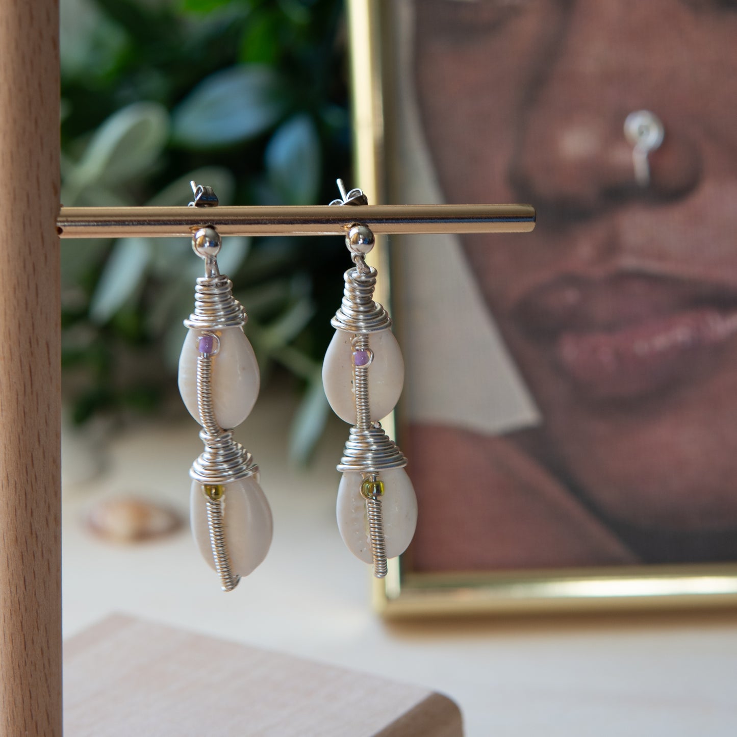 Mami Wata Silver Earrings