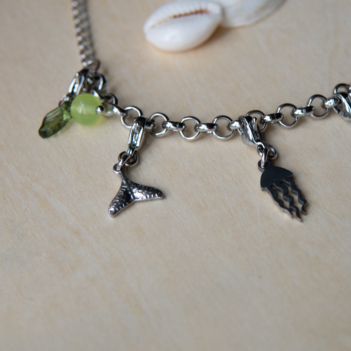 oshun silver charm bracelet
