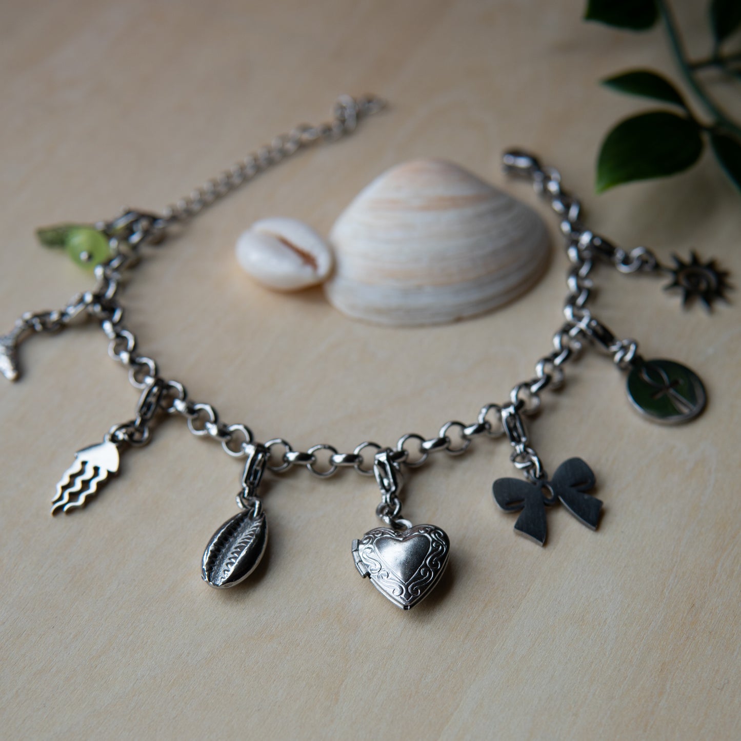 oshun silver charm bracelet