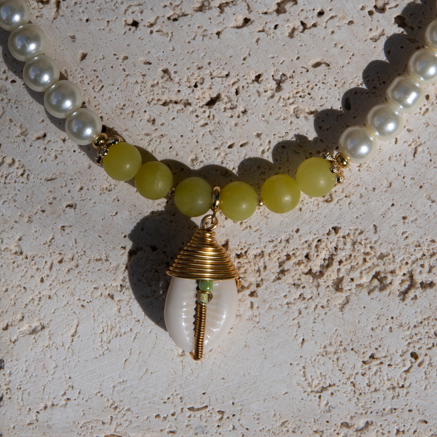 Yeye Oshun Healing Stone Necklace