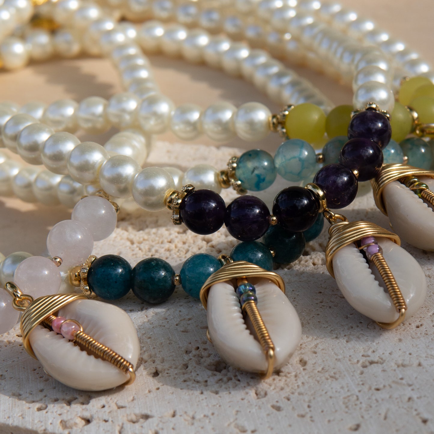 Yeye Oshun Healing Stone Necklace