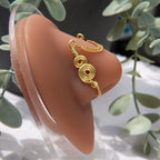 Yasigi gold bridge nose cuff