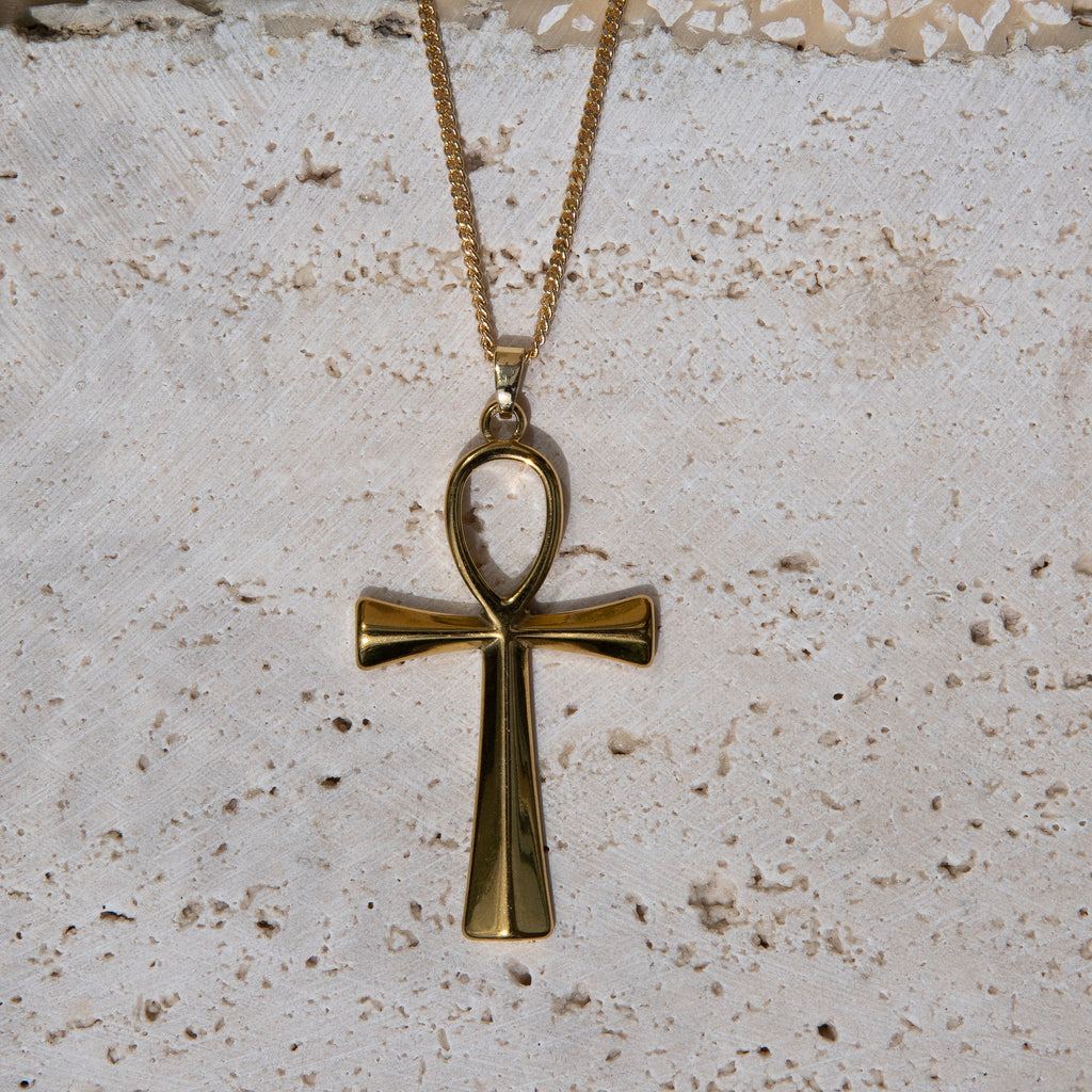 Ankh Gold Necklace