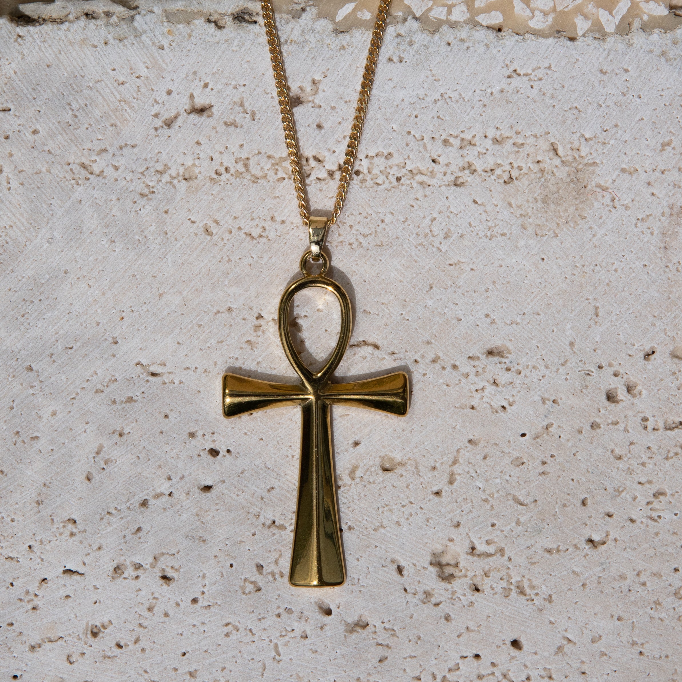Ankh Gold Necklace