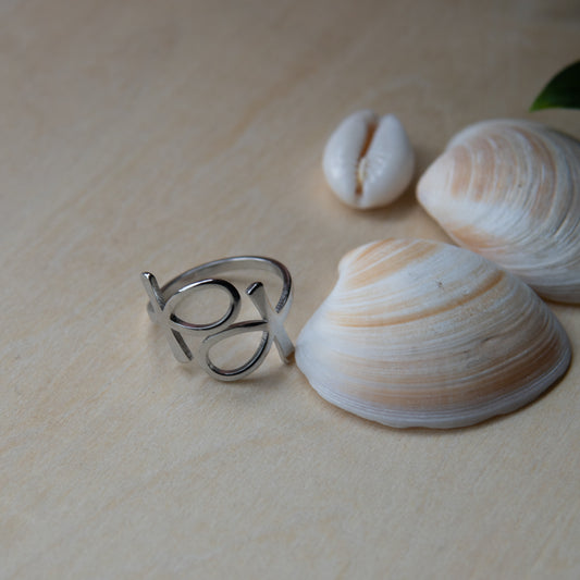 ankh silver ring