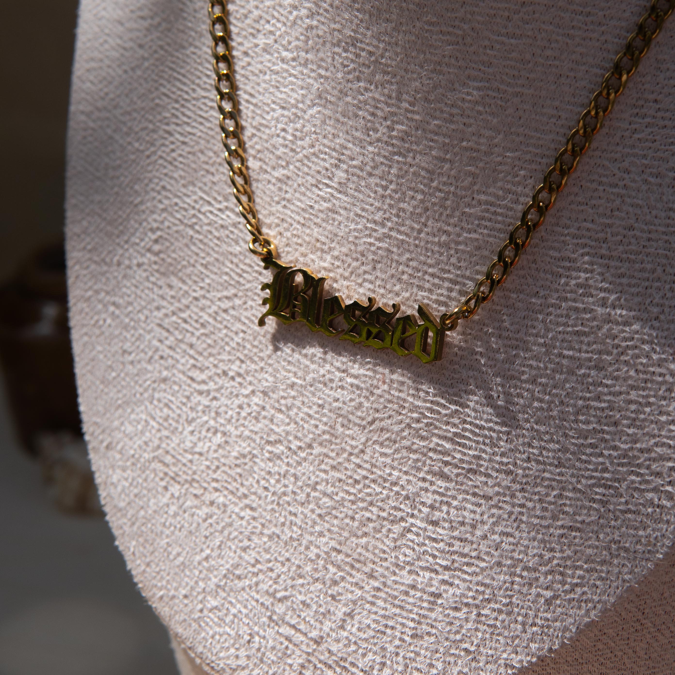 Nana Buluku 'Blessed' Gold Necklace