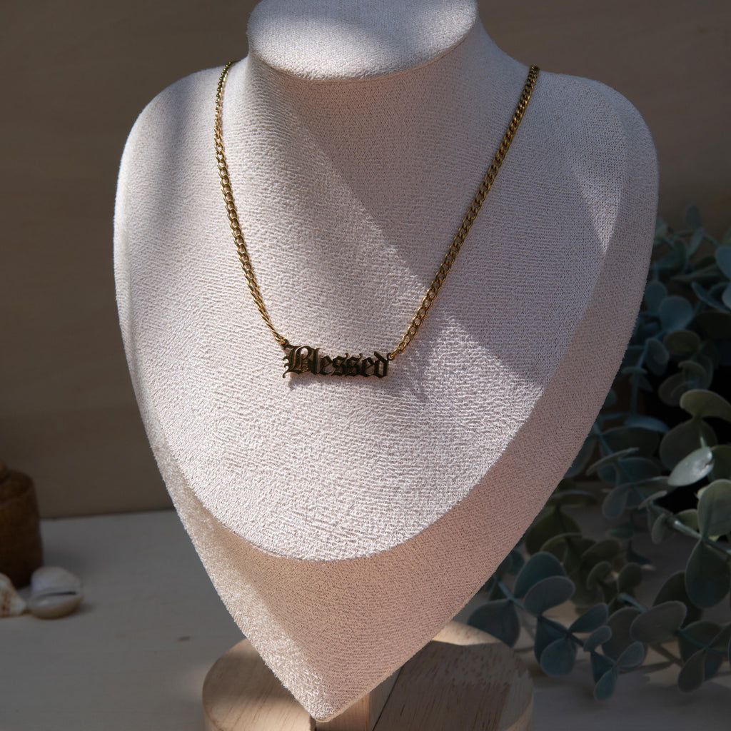 Nana Buluku 'Blessed' Gold Necklace