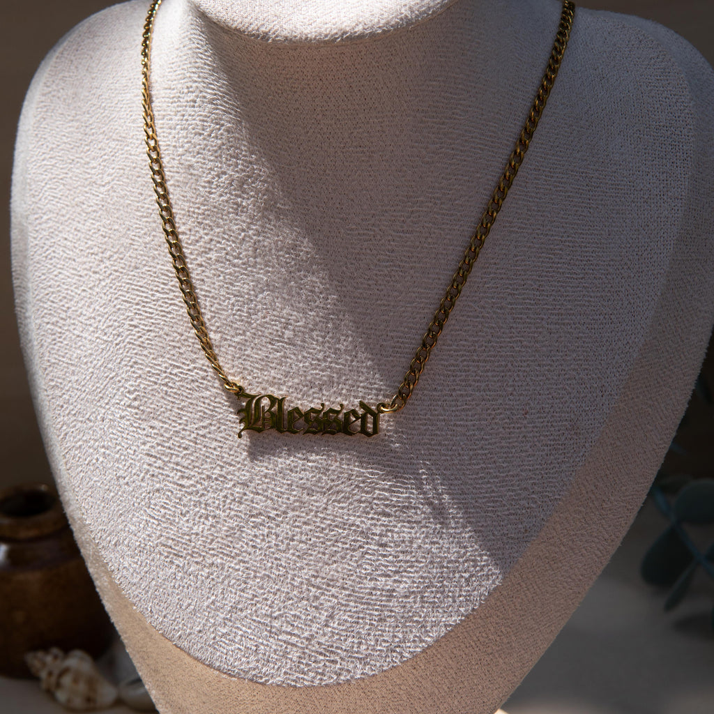 Nana Buluku 'Blessed' Gold Necklace