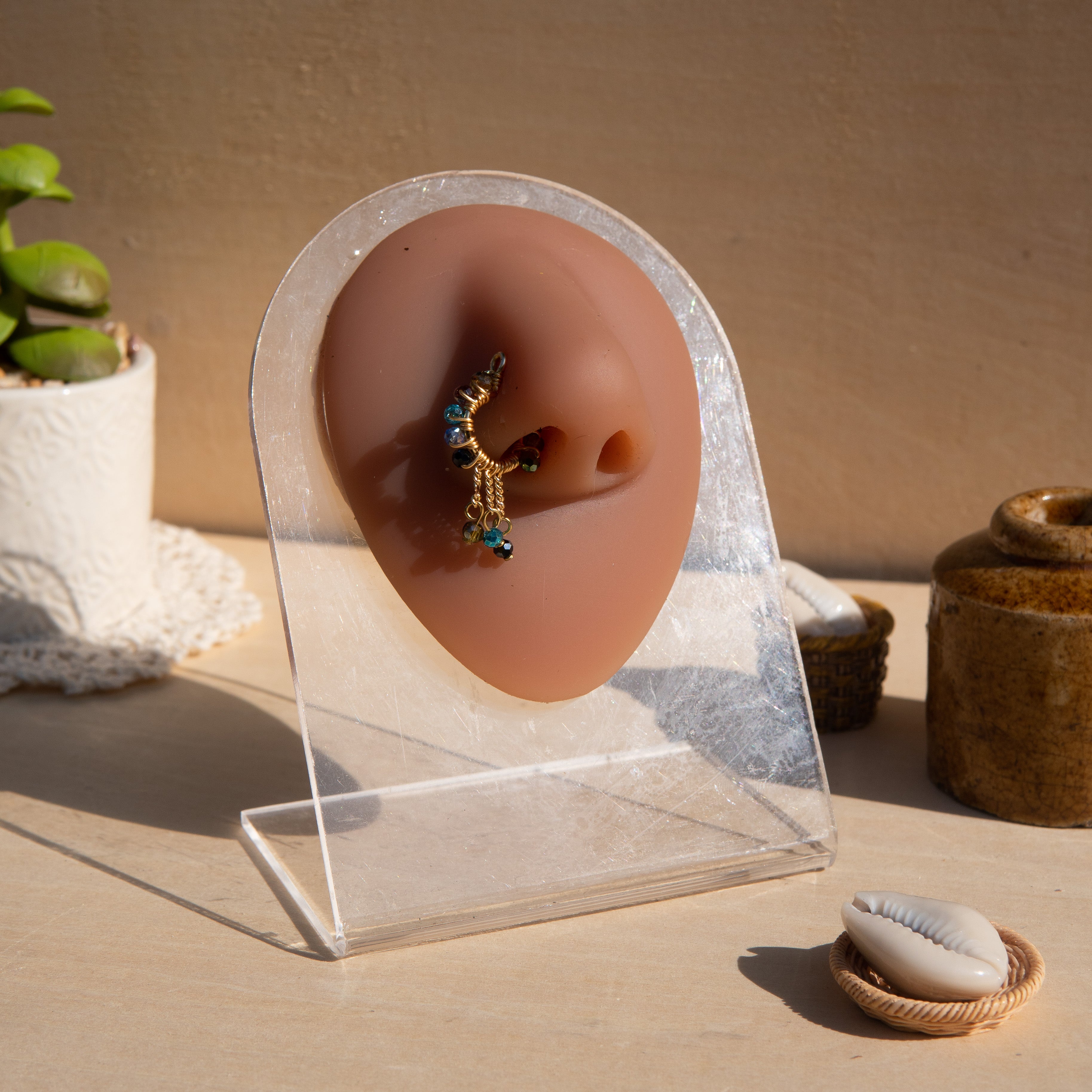 Neith Gold Nose Cuff