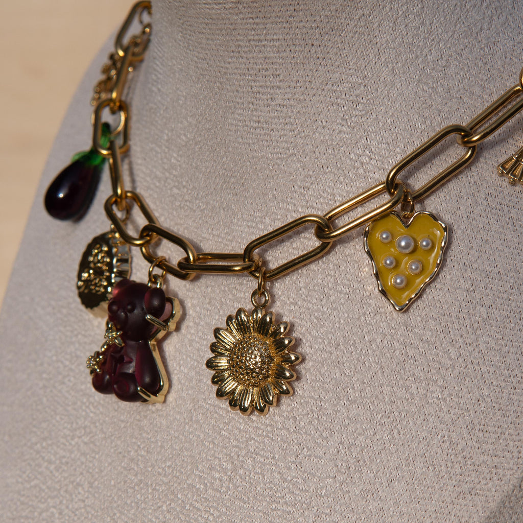 Oshun Charm  Necklace