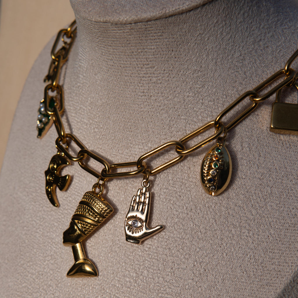 Oshun Charm  Necklace