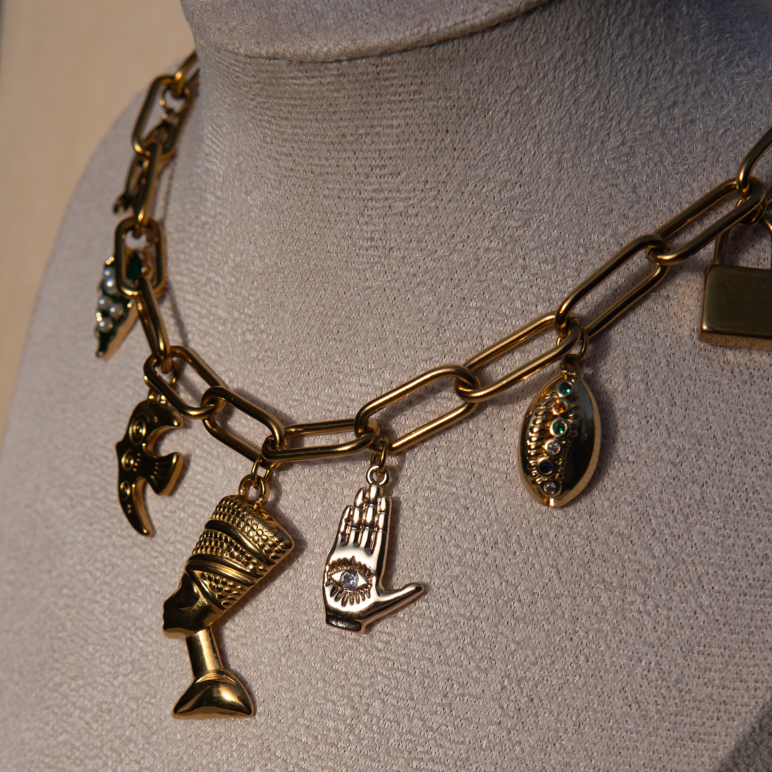 Oshun Charm  Necklace