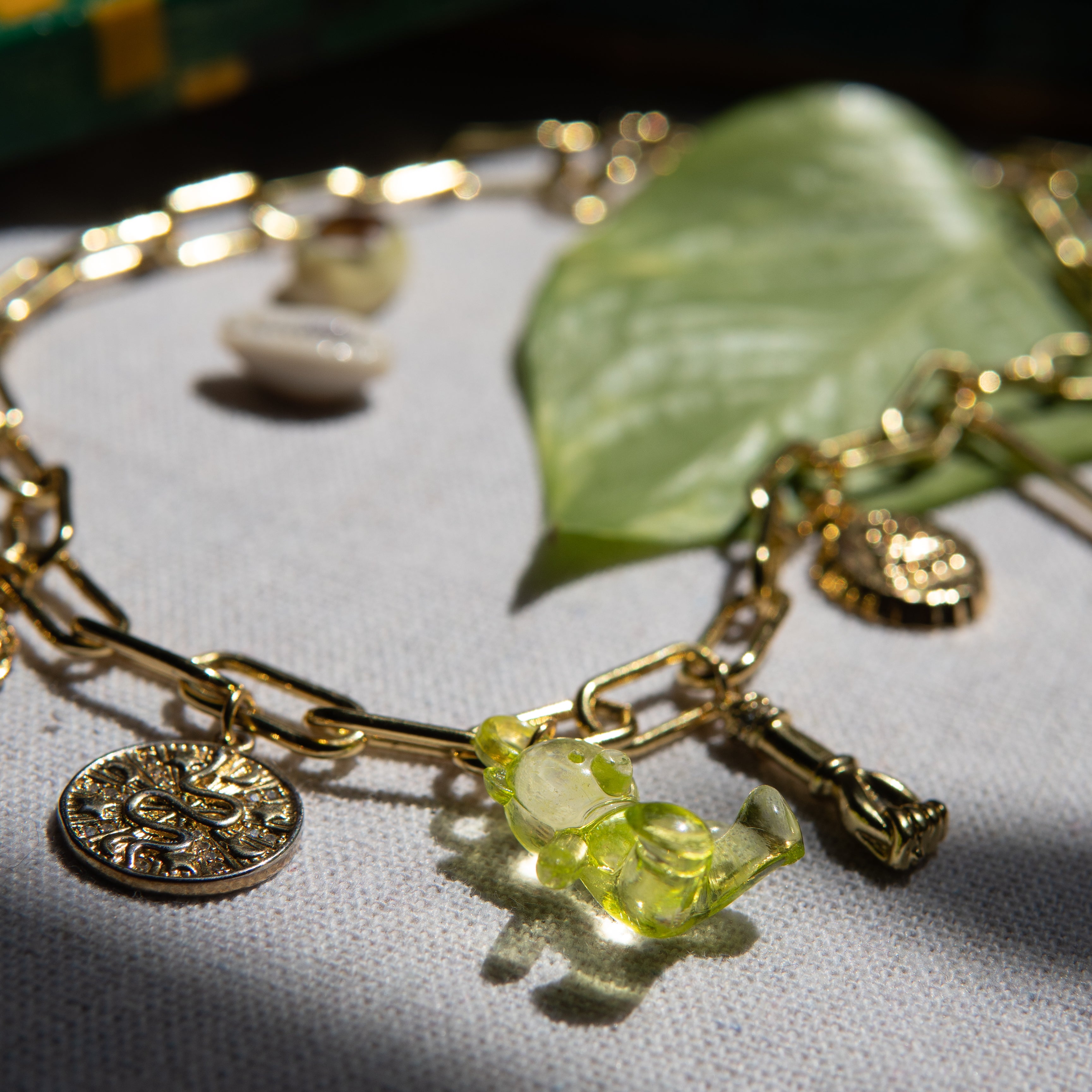 Oshun Charm  Necklace