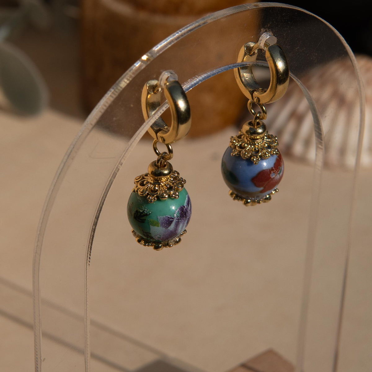 Douen Mix-Match Huggie Earrings