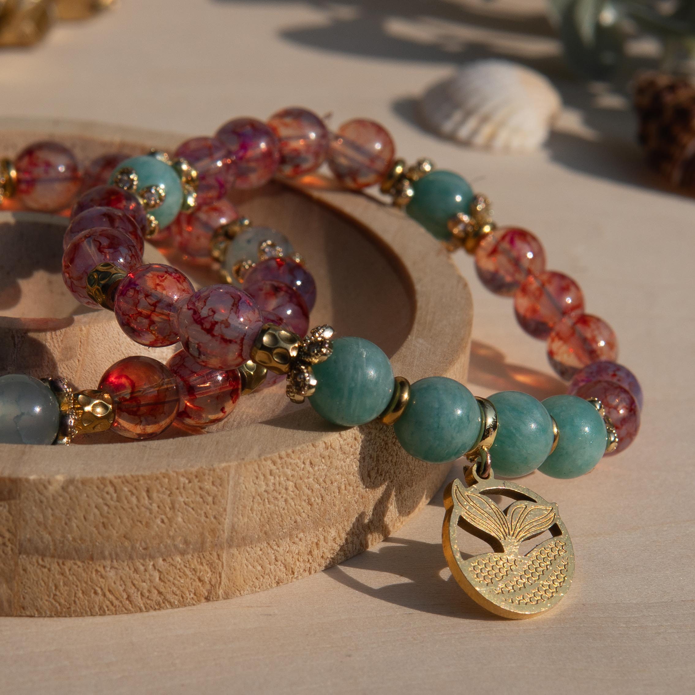 Erzulie Freda Healing Crystal Charm Bracelet
