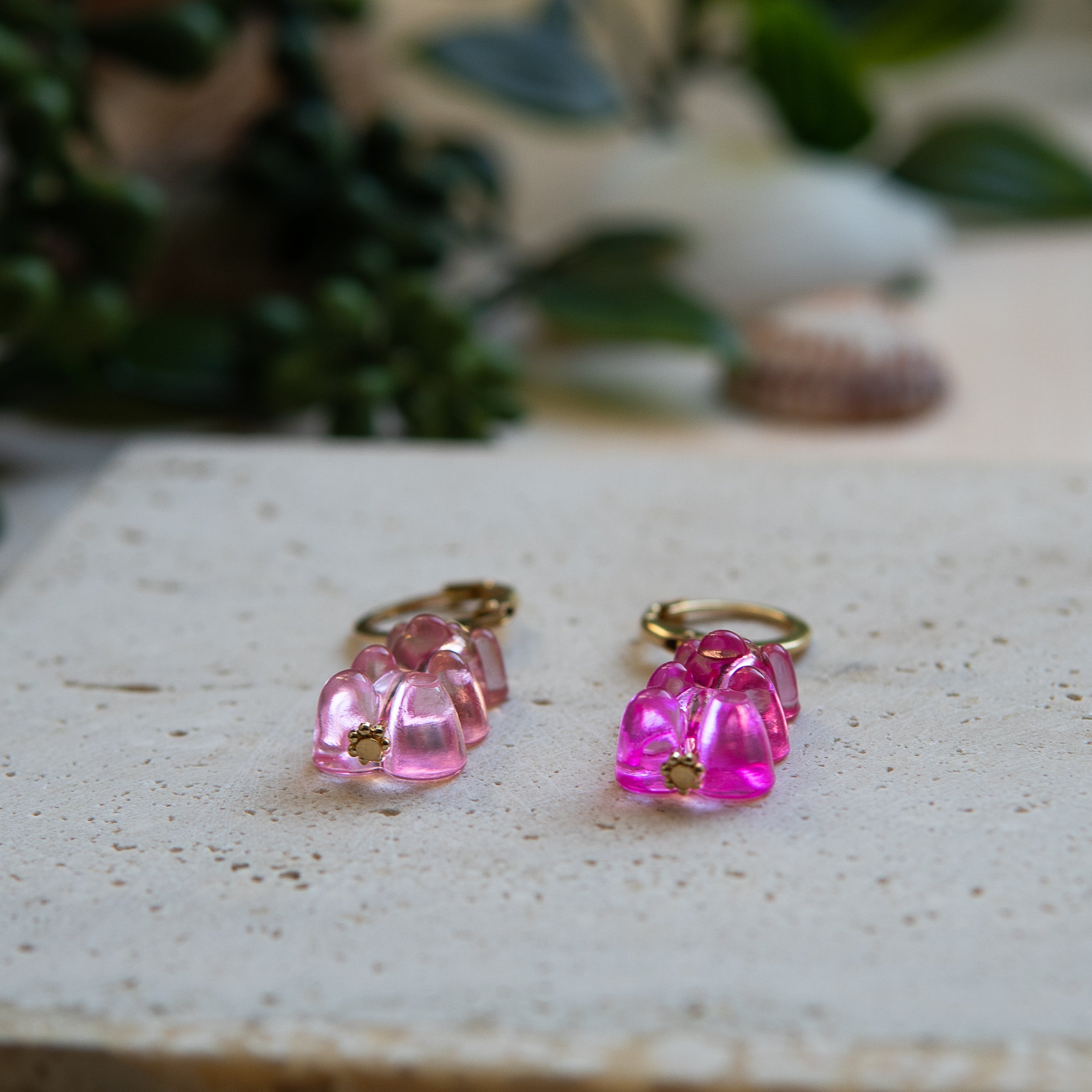 Douen Gummy Bear Huggie Earrings