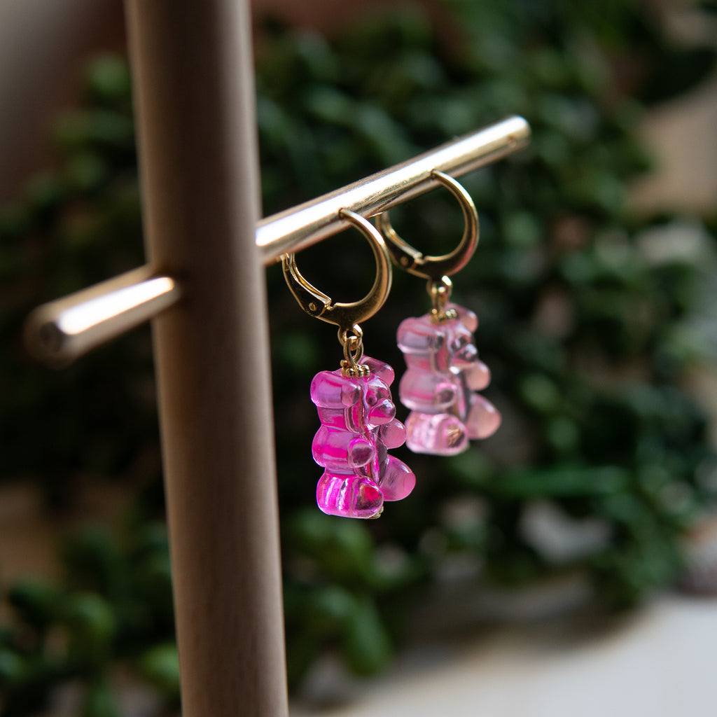 Douen Gummy Bear Huggie Earrings