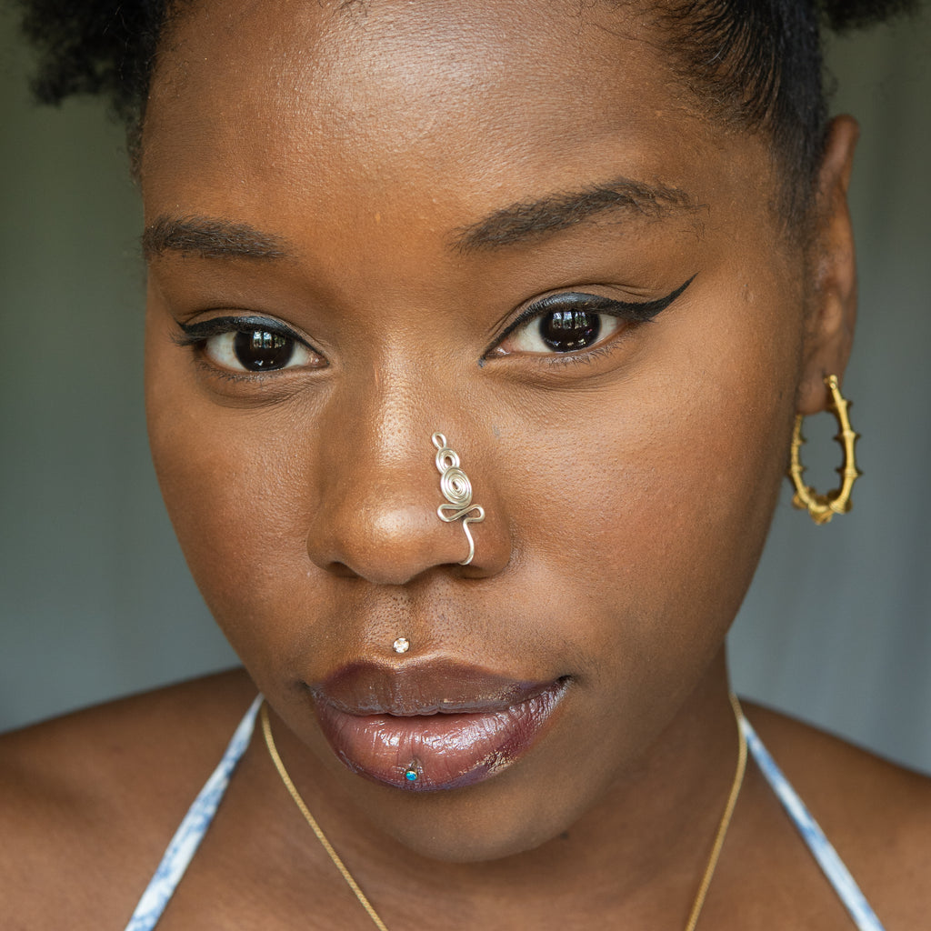 La Madama Silver Nose Cuff