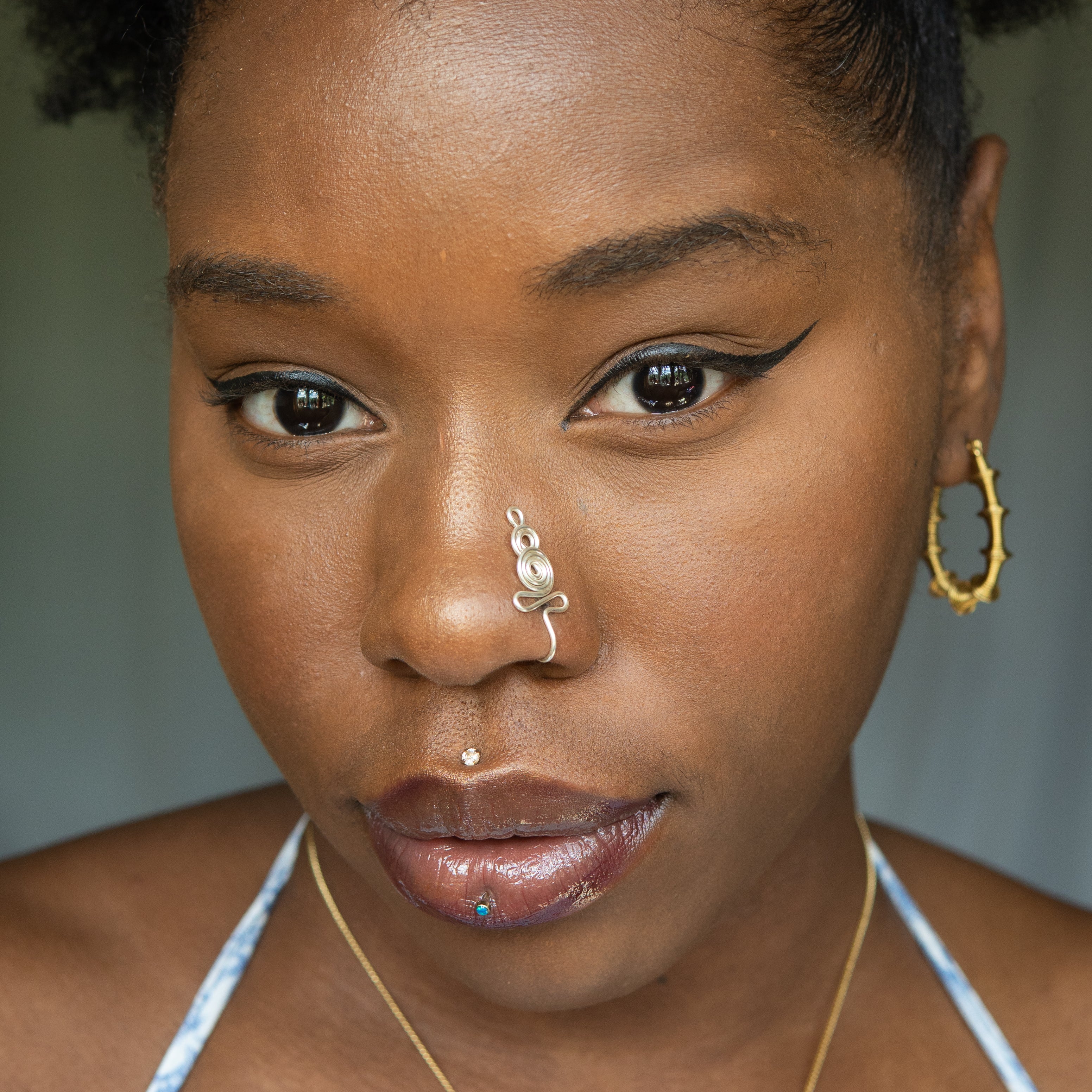 La Madama Silver Nose Cuff
