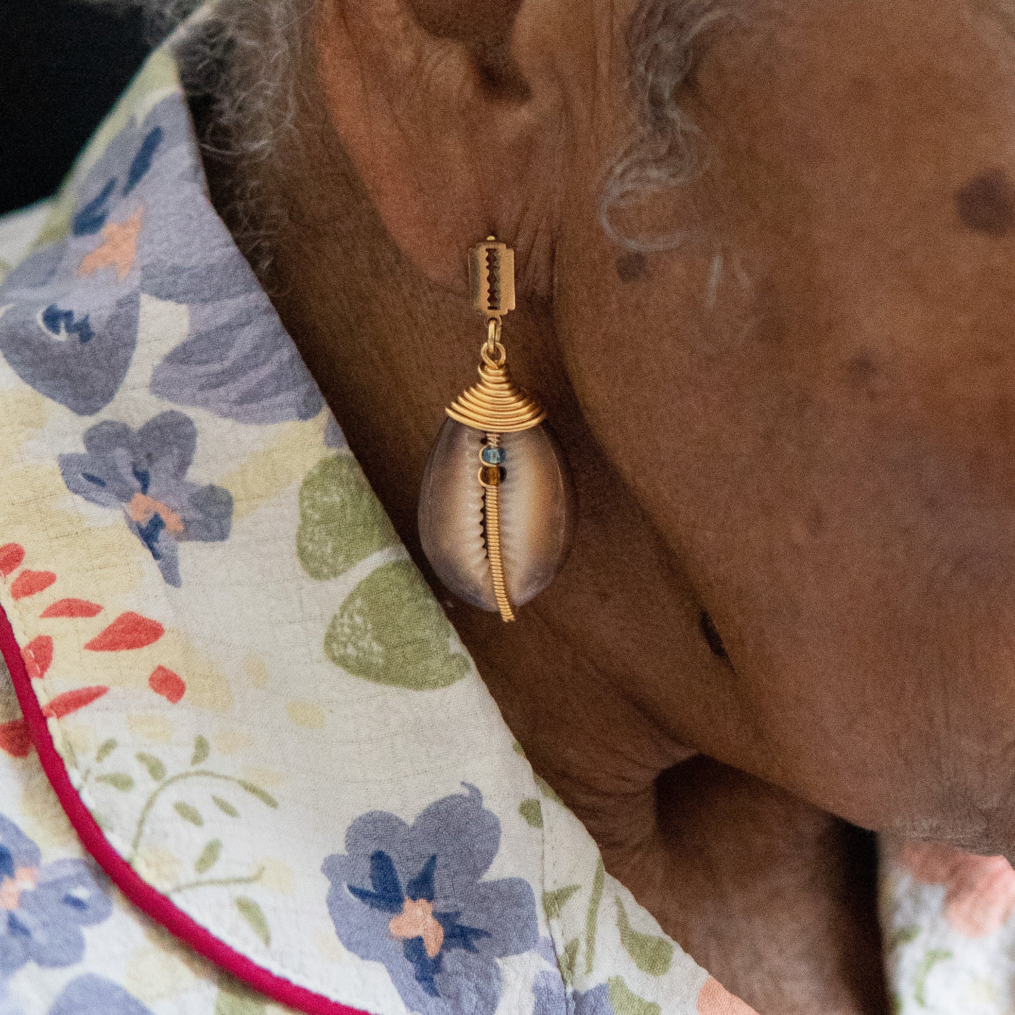 La Baleine Gold Earrings