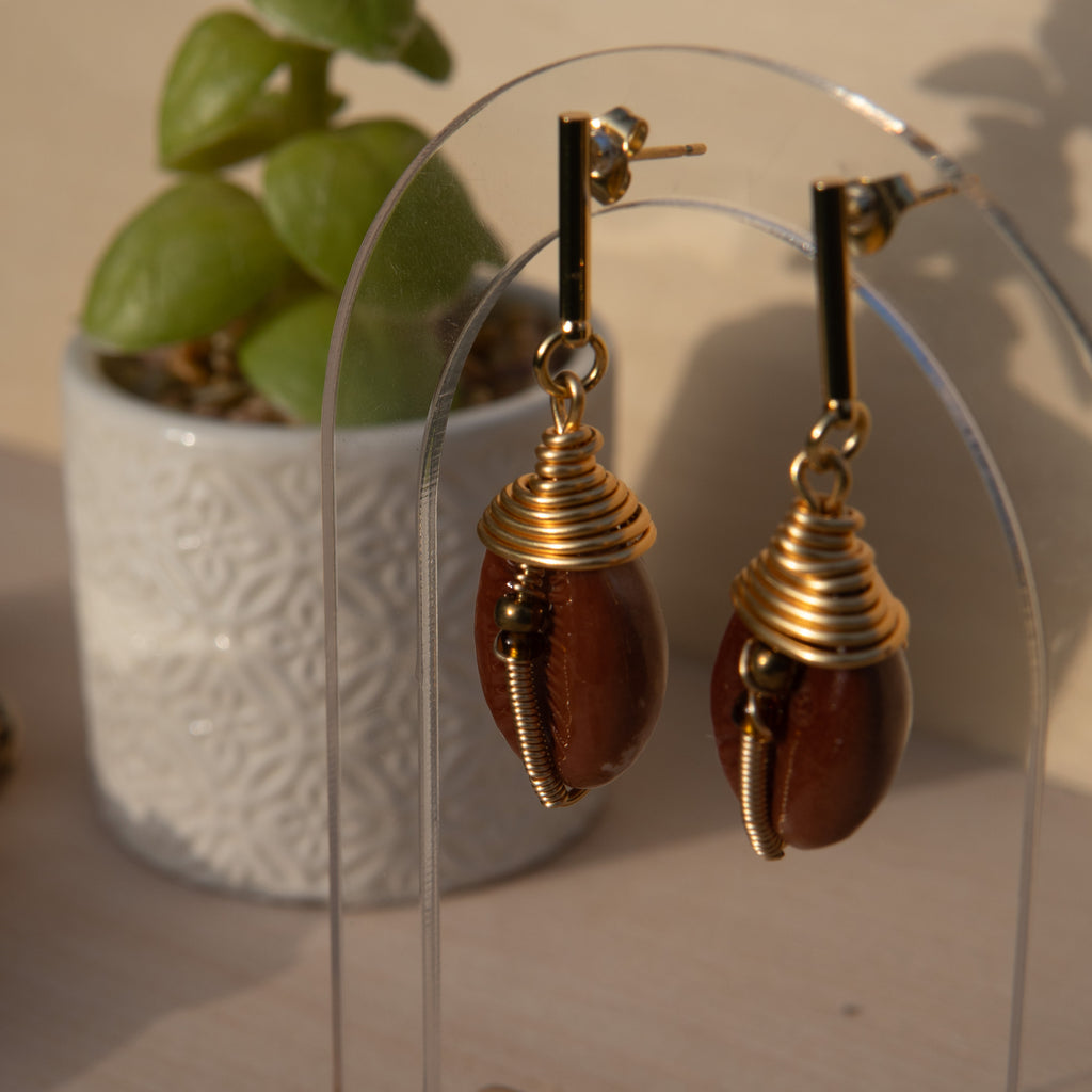 La Sirène Gold Earrings