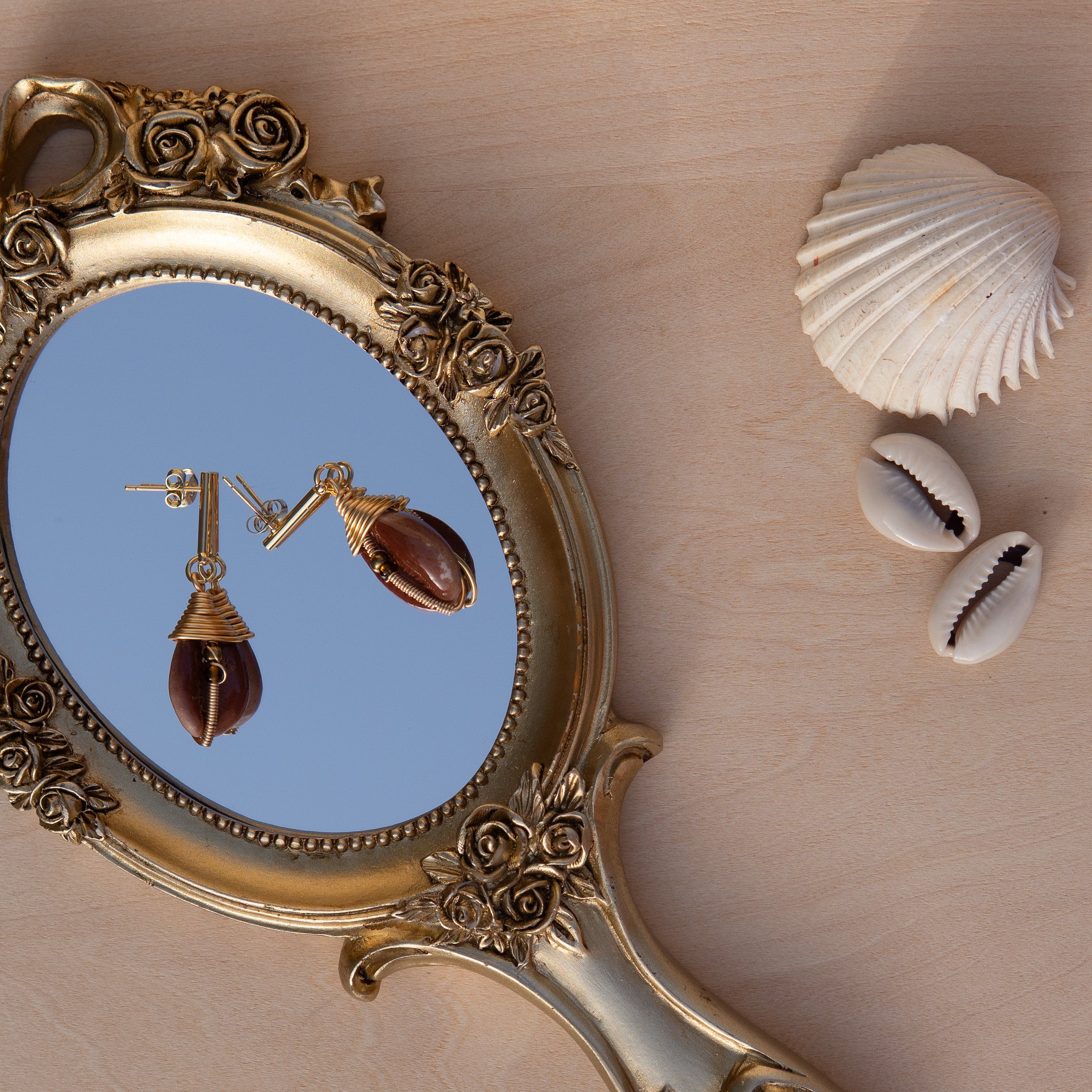 La Sirène Gold Earrings