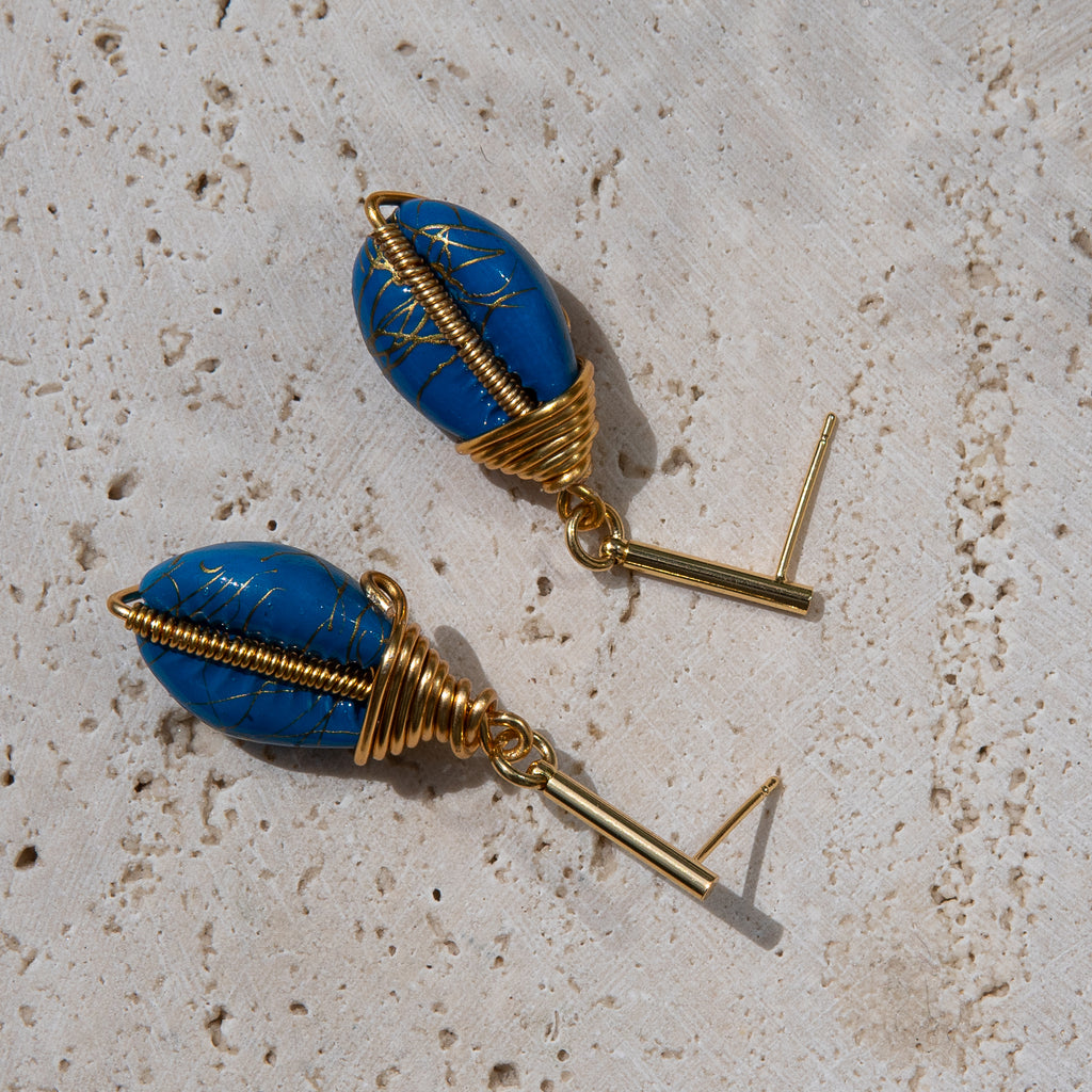 La Sirène Gold Earrings