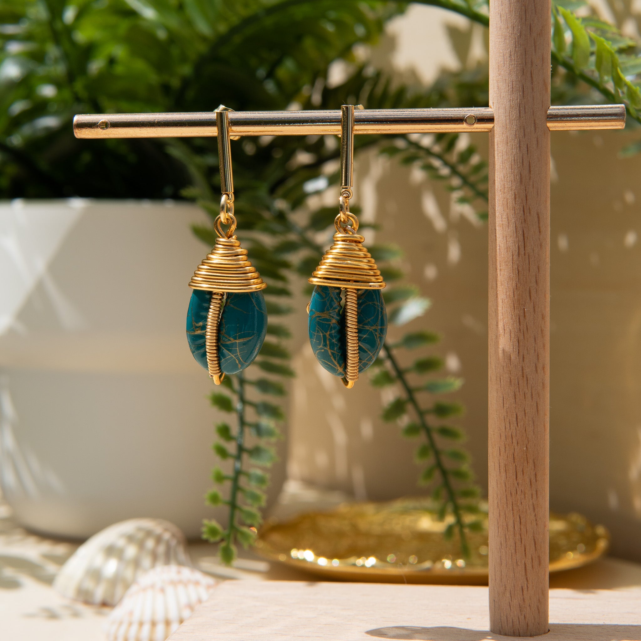 La Sirène Gold Earrings