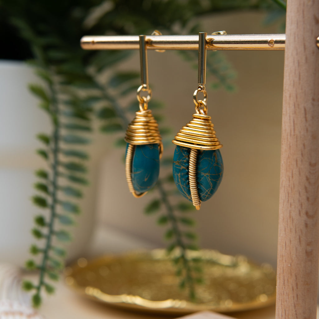La Sirène Gold Earrings