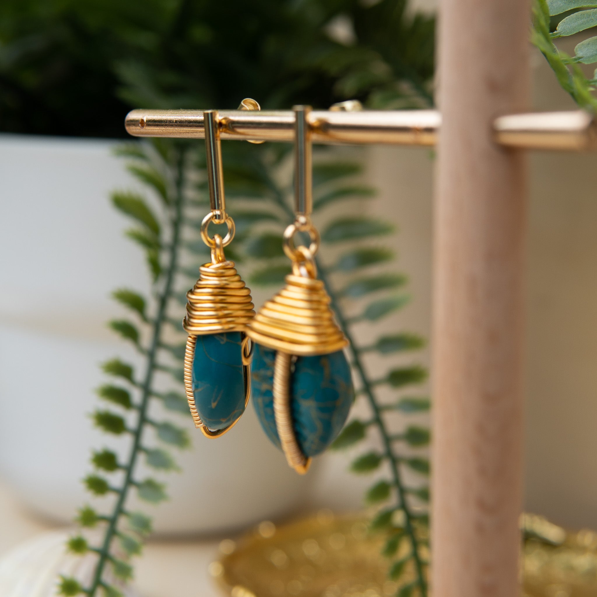 La Sirène Gold Earrings