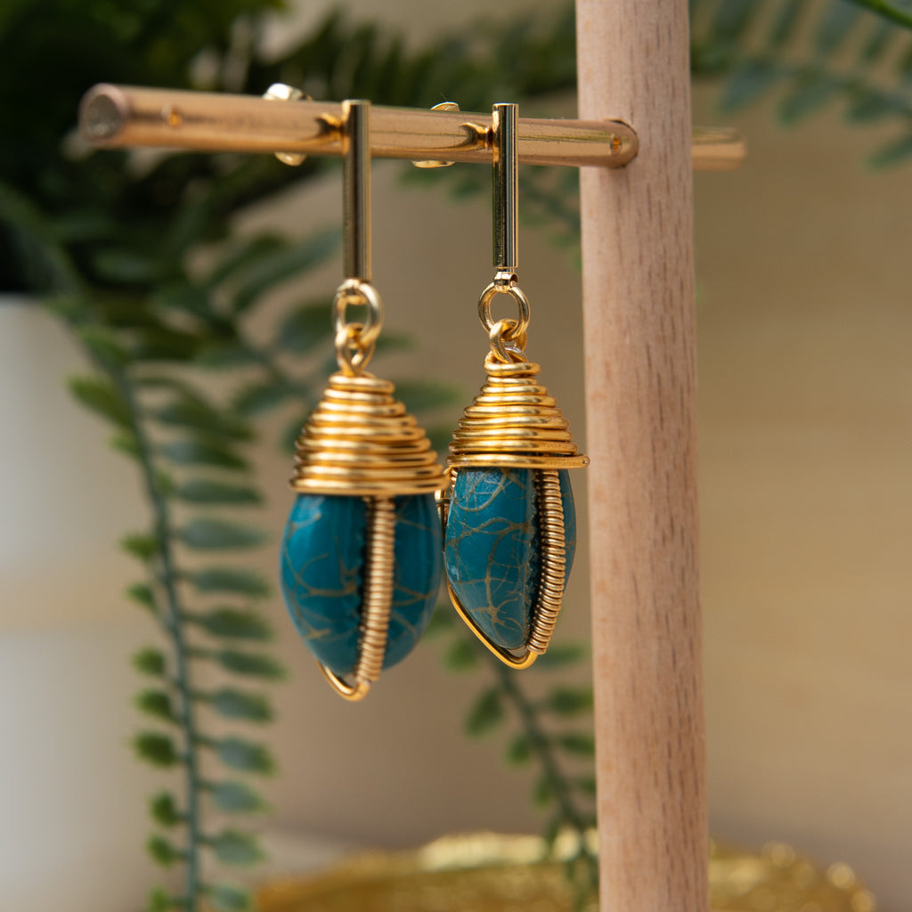 La Sirène Gold Earrings