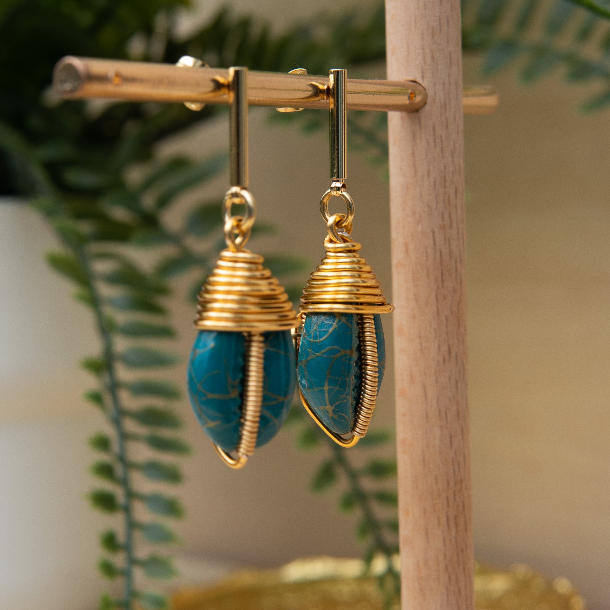 La Sirène Gold Earrings
