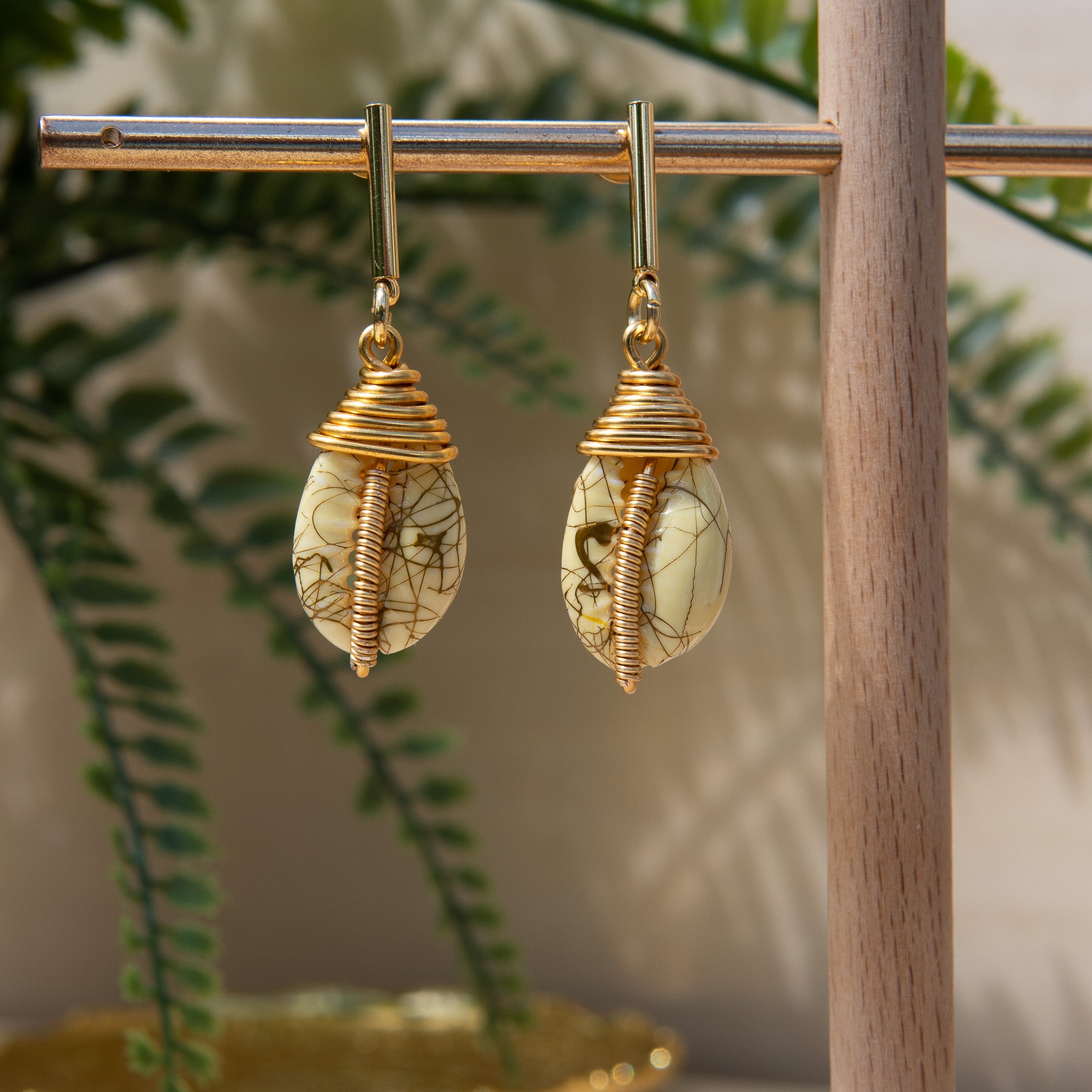 La Sirène Gold Earrings