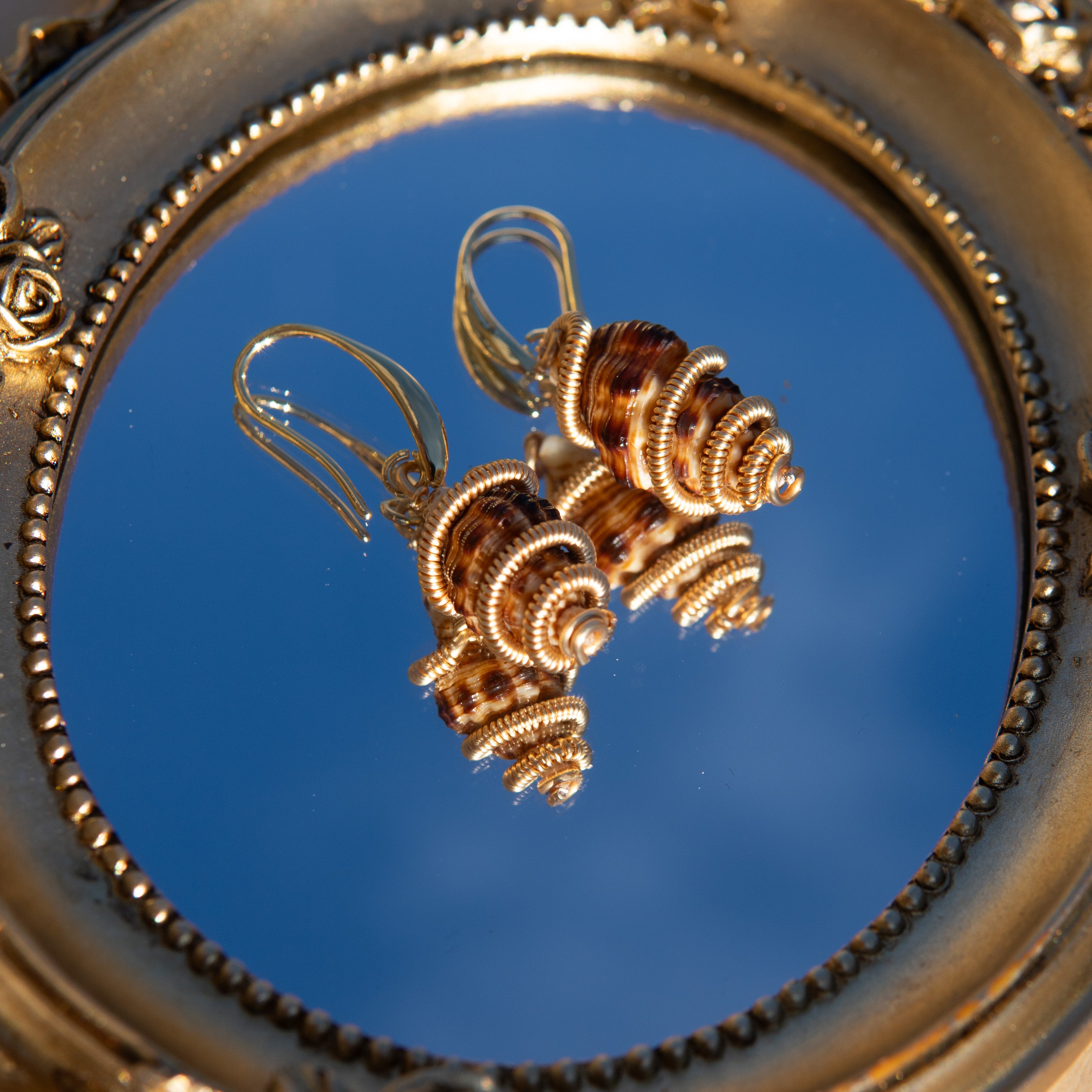 Mami Wata Julie: Shell Earrings