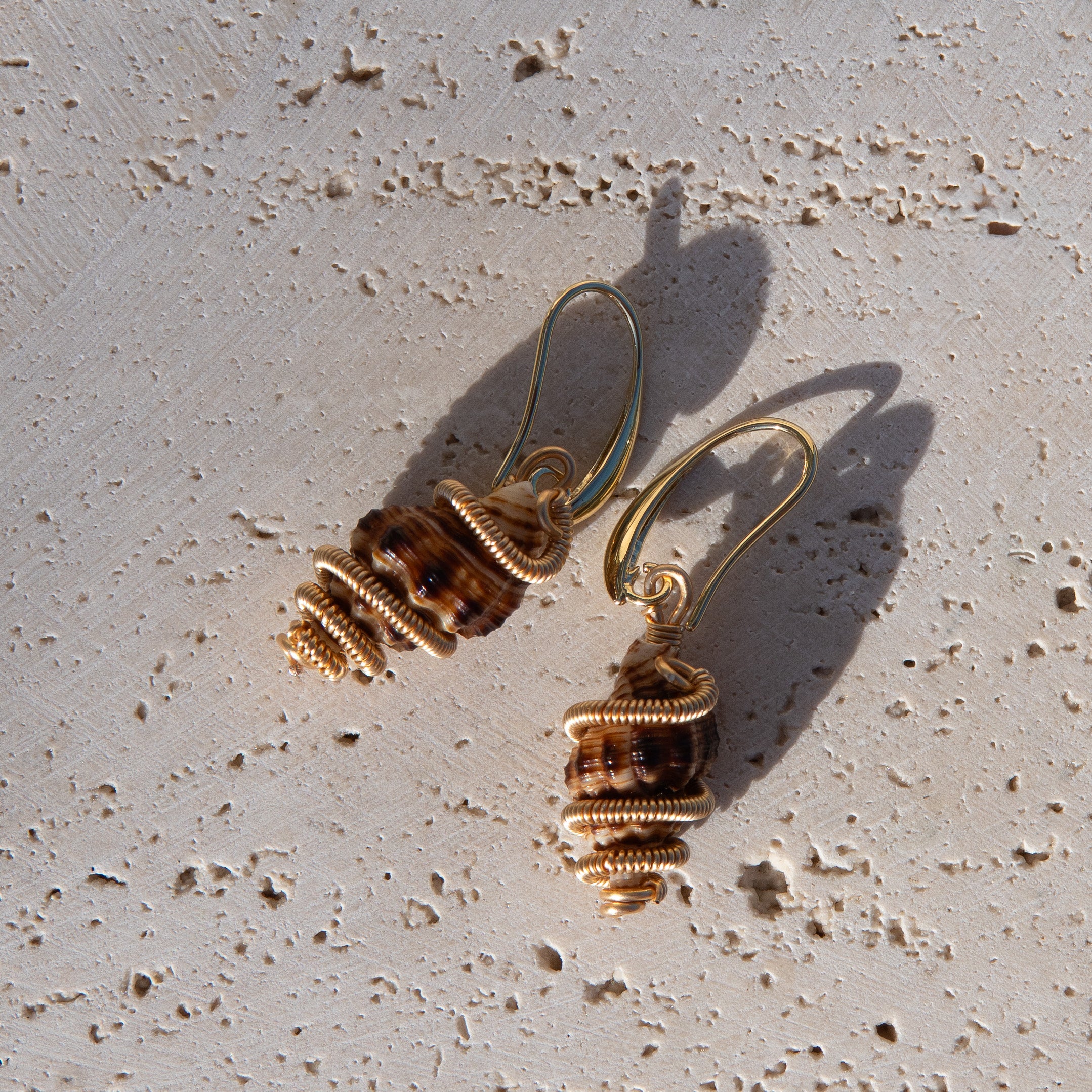 Mami Wata Julie: Shell Earrings