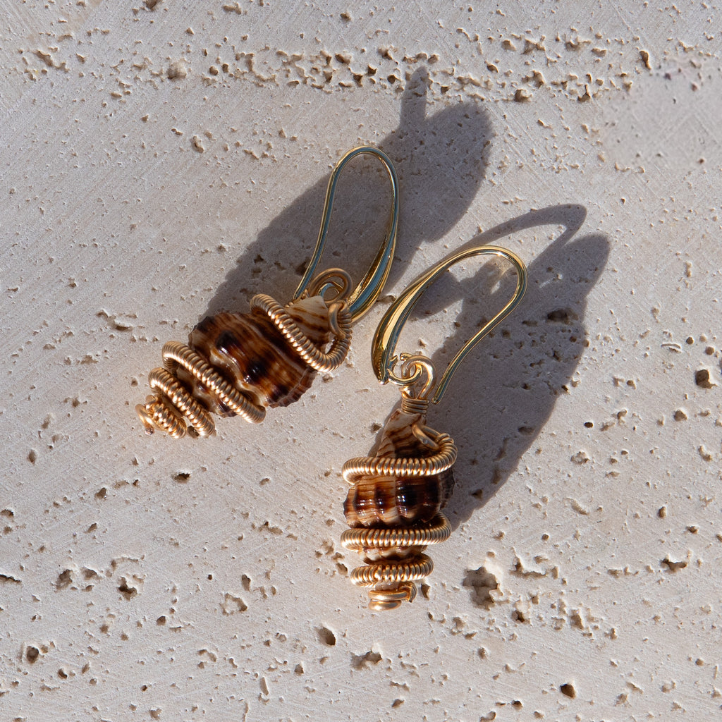 Mami Wata Julie: Shell Earrings