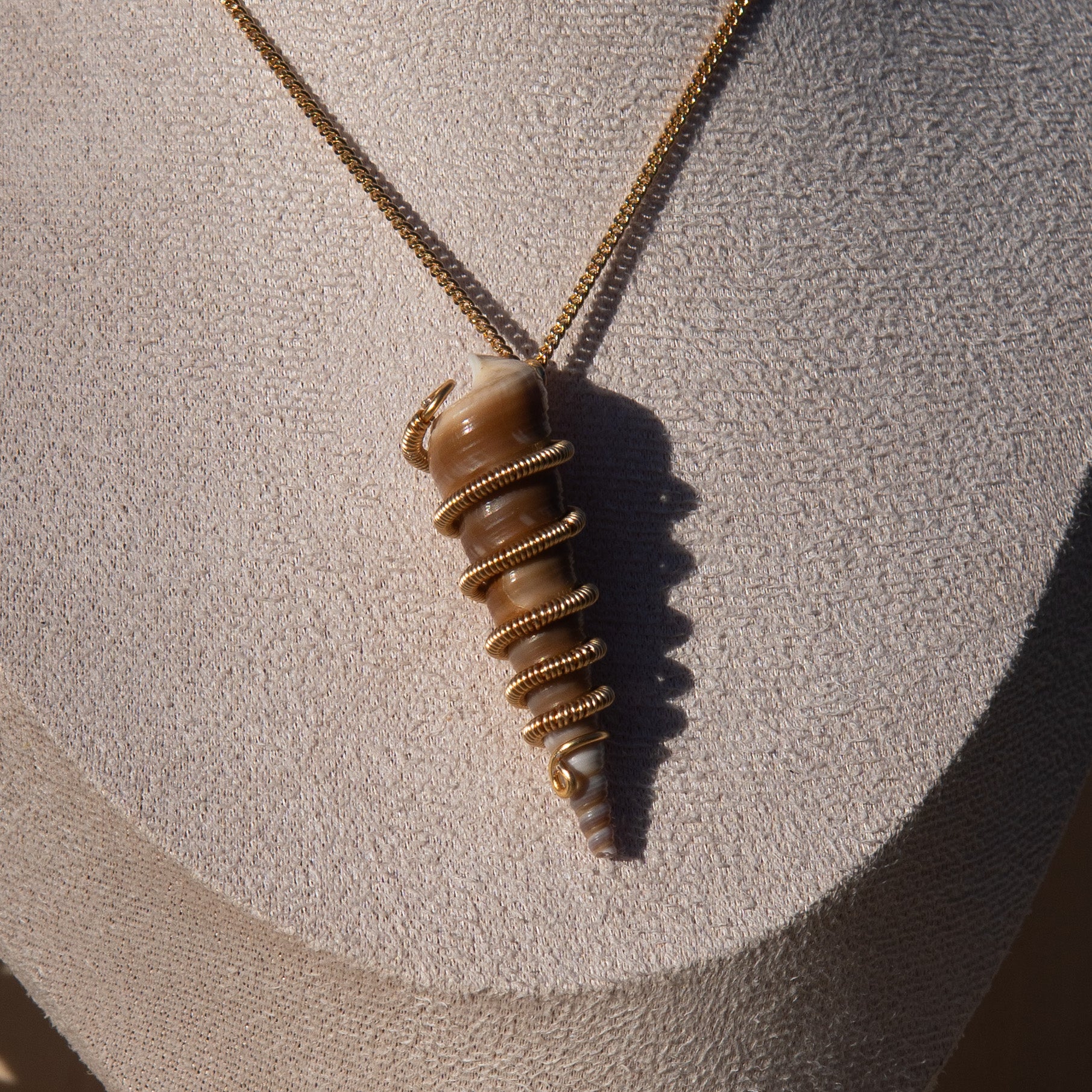 Mami Wata Alice: Turritella Necklace