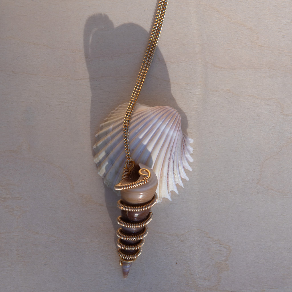 Mami Wata Alice: Turritella Necklace