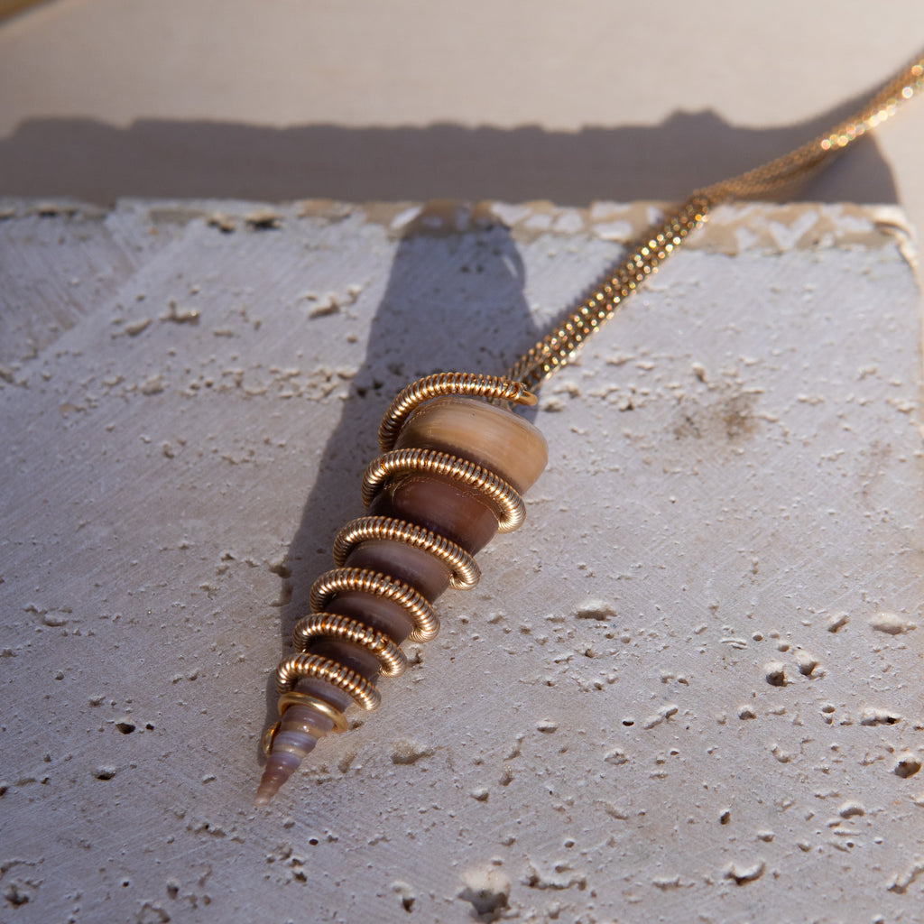 Mami Wata Alice: Turritella Necklace