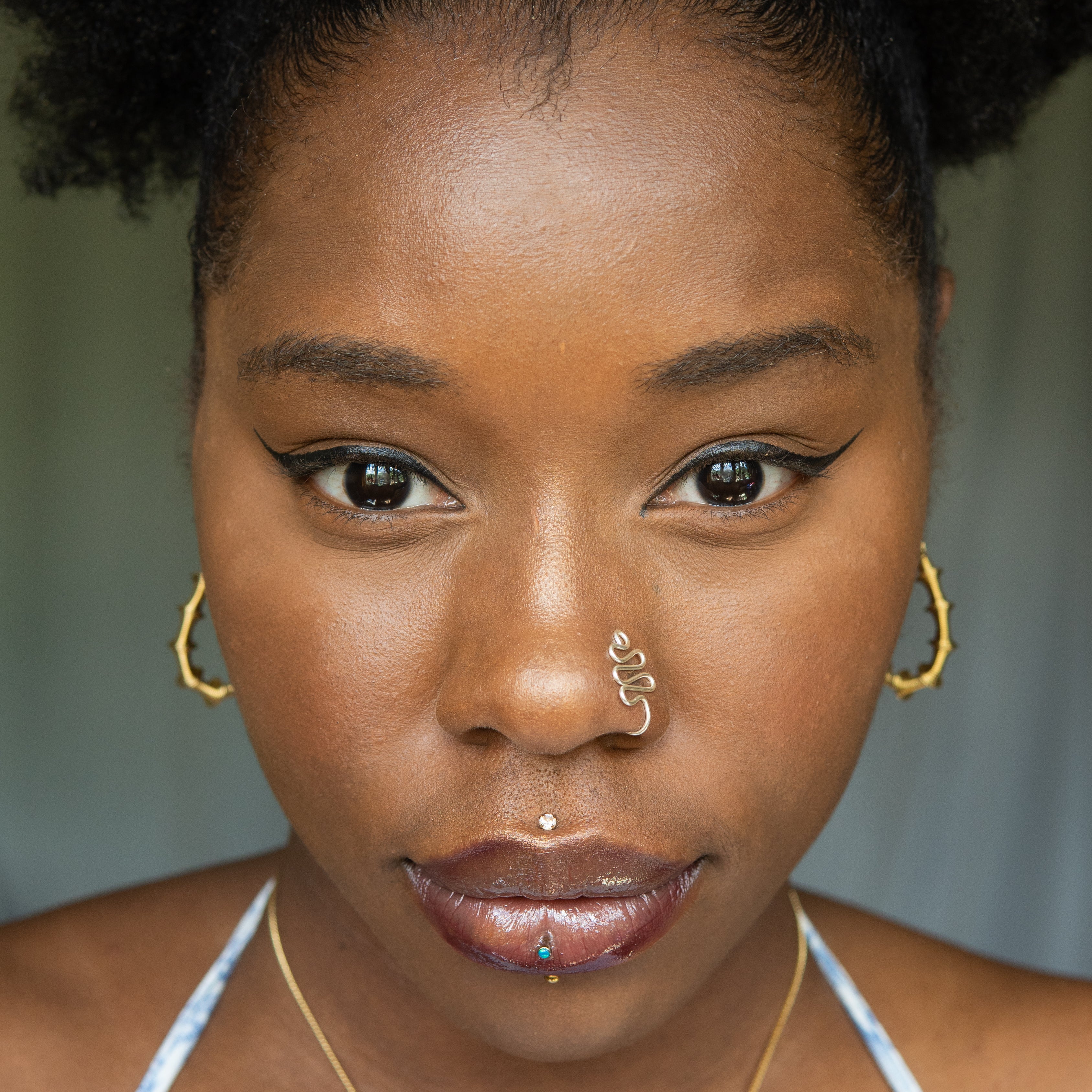 Mami Wata Silver Nose Cuff