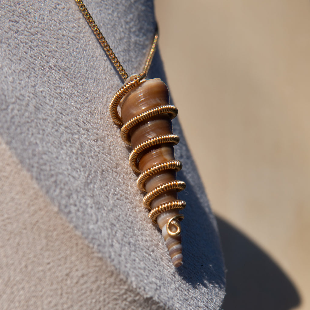 Mami Wata Alice: Turritella Necklace