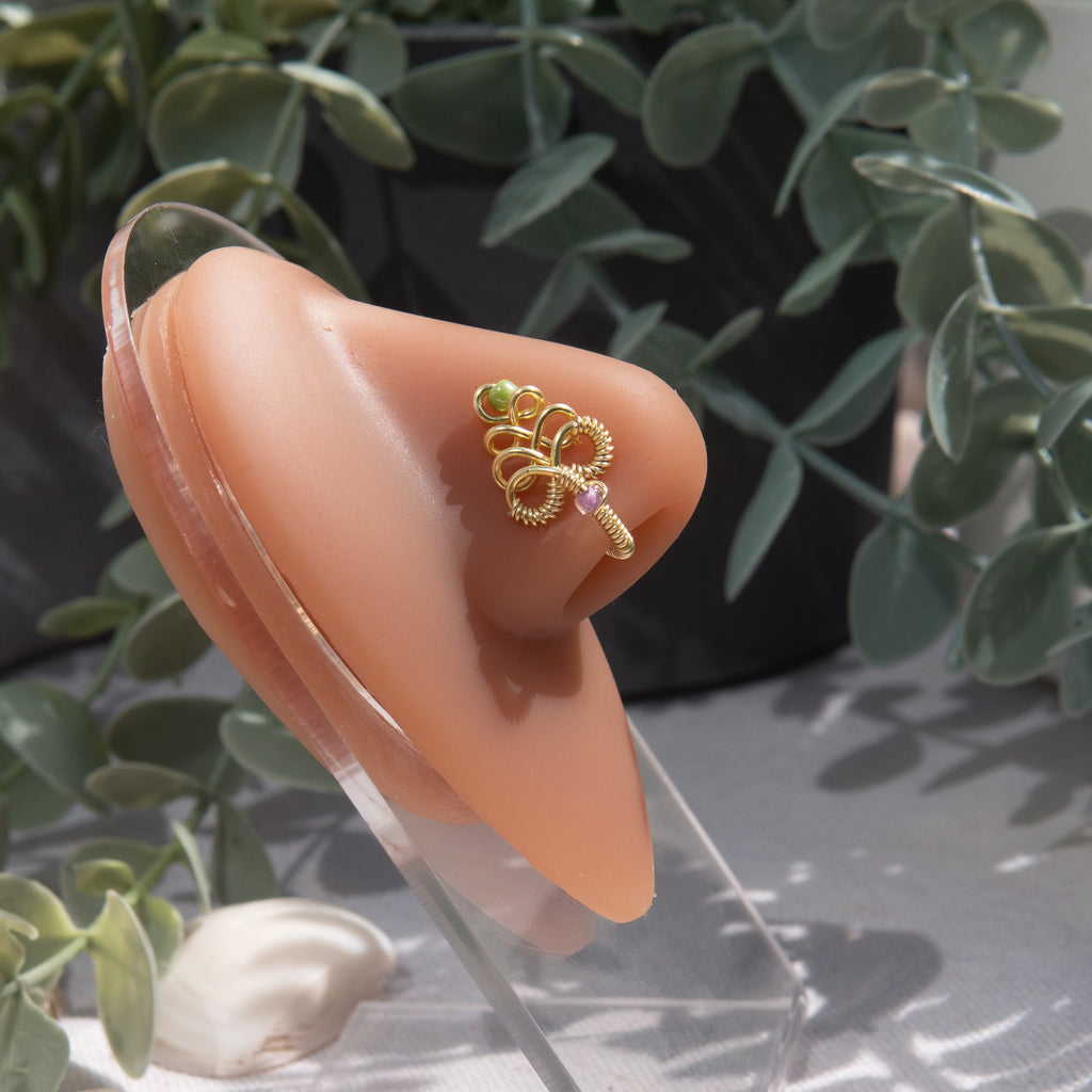 Modjadji Gold Nose Cuff