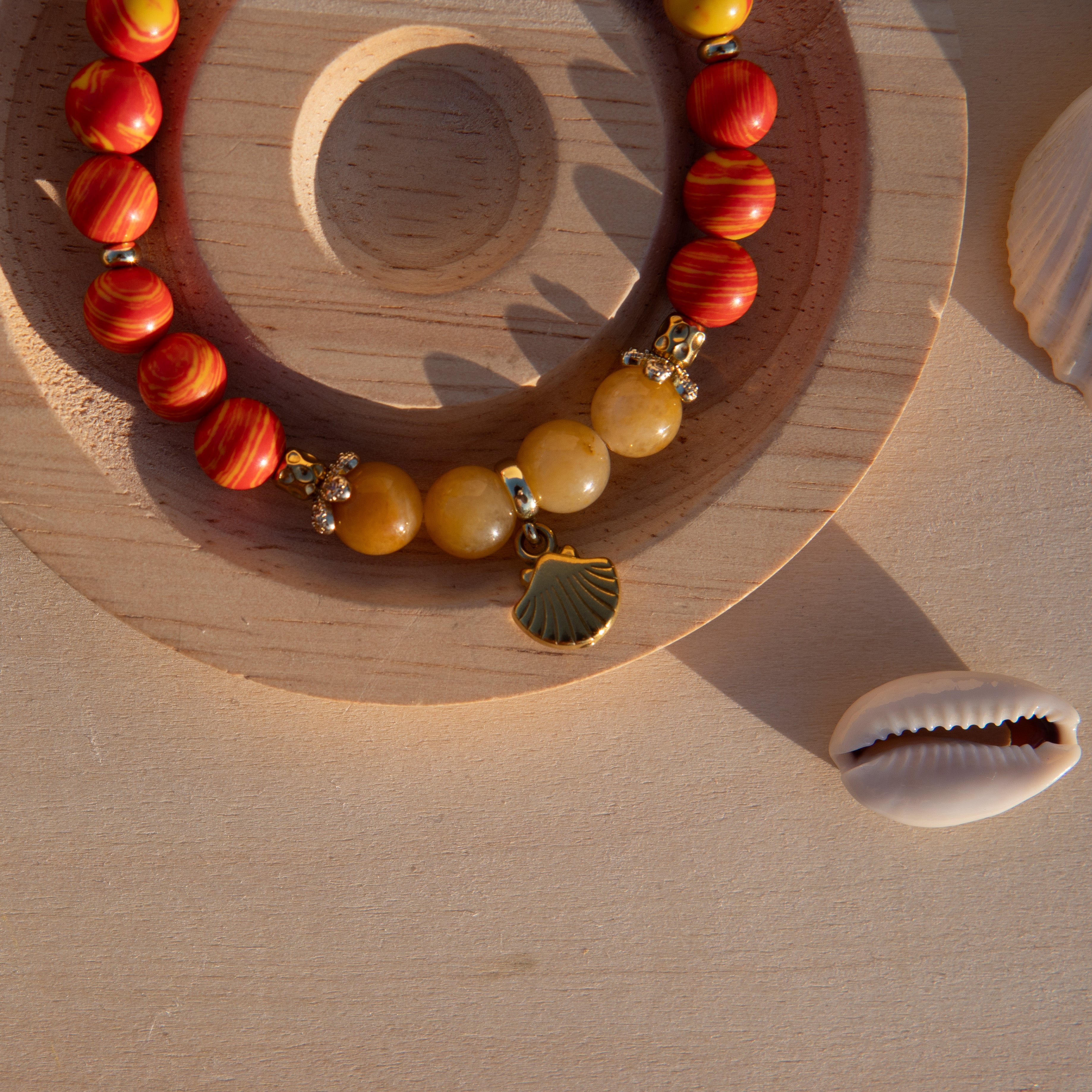 Ochún Healing Crystal Charm Bracelet